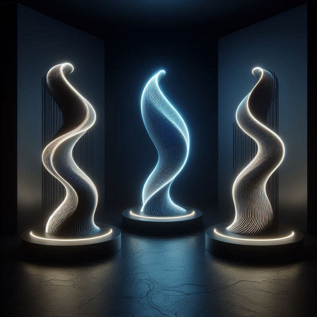 Conceptual drawing of Echo sculpture